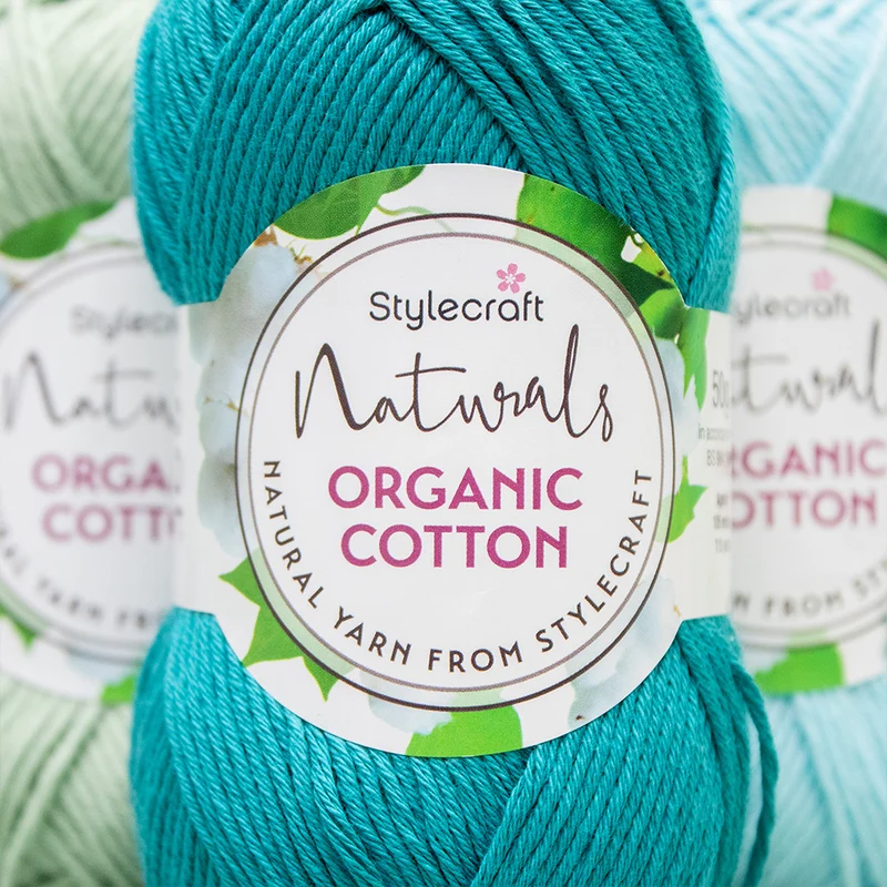 Stylecraft Naturals – Bio-Baumwolle DK 7197 Blue Lagoon