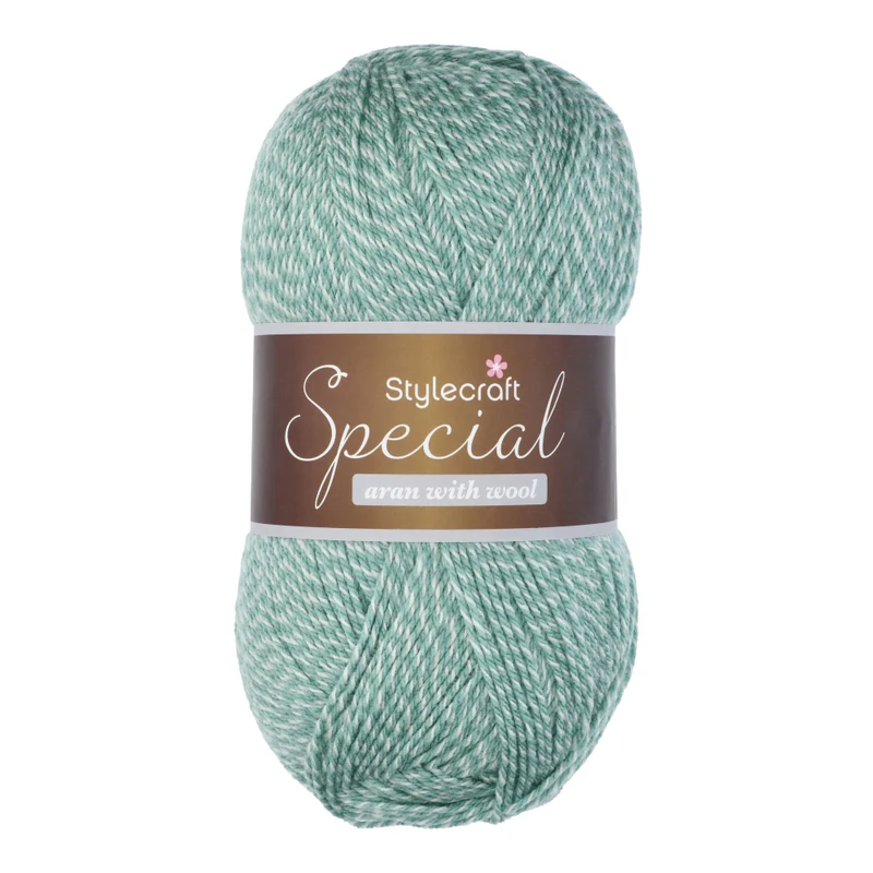 Stylecraft Special Aran with Wool – Melierte Farbtöne 7048 Sage Marl