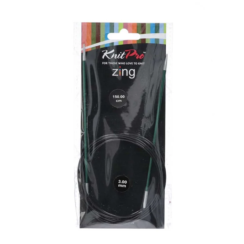 KnitPro Zing Rundstricknadeln 150 cm, 3,00 mm
