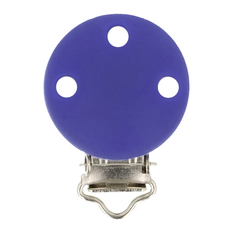 Opry Silikon-Schnullerklemme, lila, 29,5 × 42,7 mm