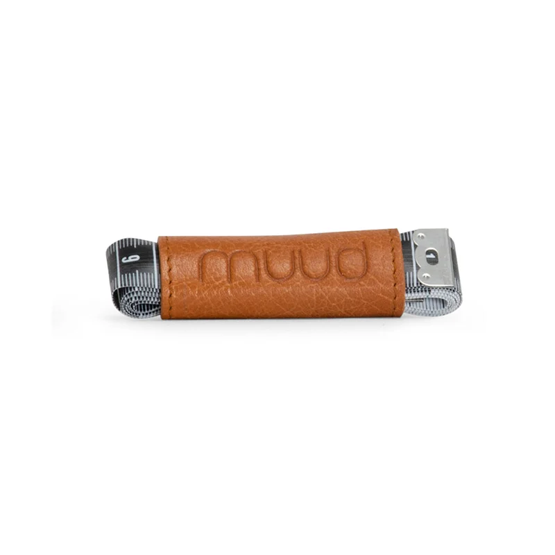 MUUD Enya Whisky – Handgefertigtes Lederetui für Maßband, 6,5 x 3 cm