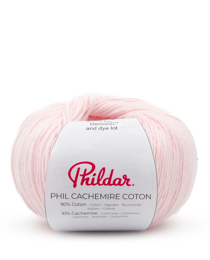 Phildar Phil Cachemire Coton 1278 Puderrosa