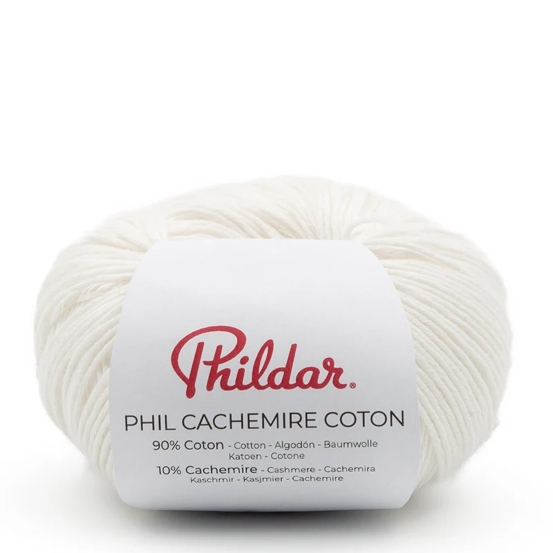 Phildar Phil Cachemire Coton 1214 Kreide