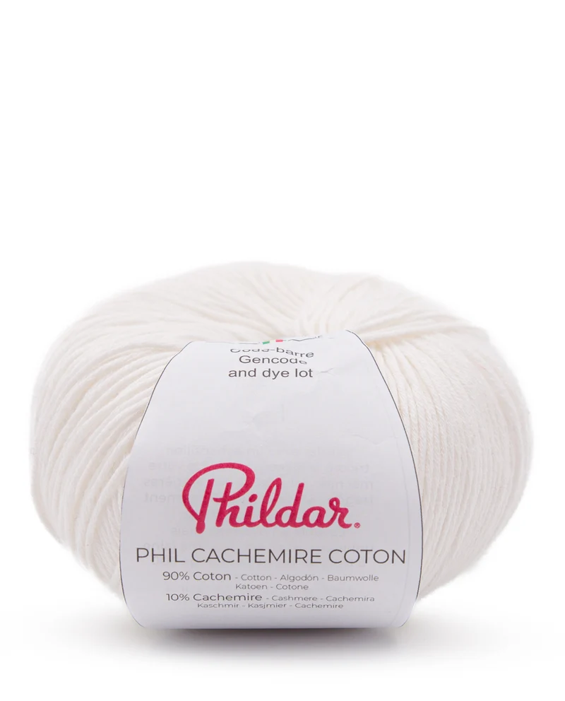 Phildar Phil Cachemire Coton 1214 Kreide