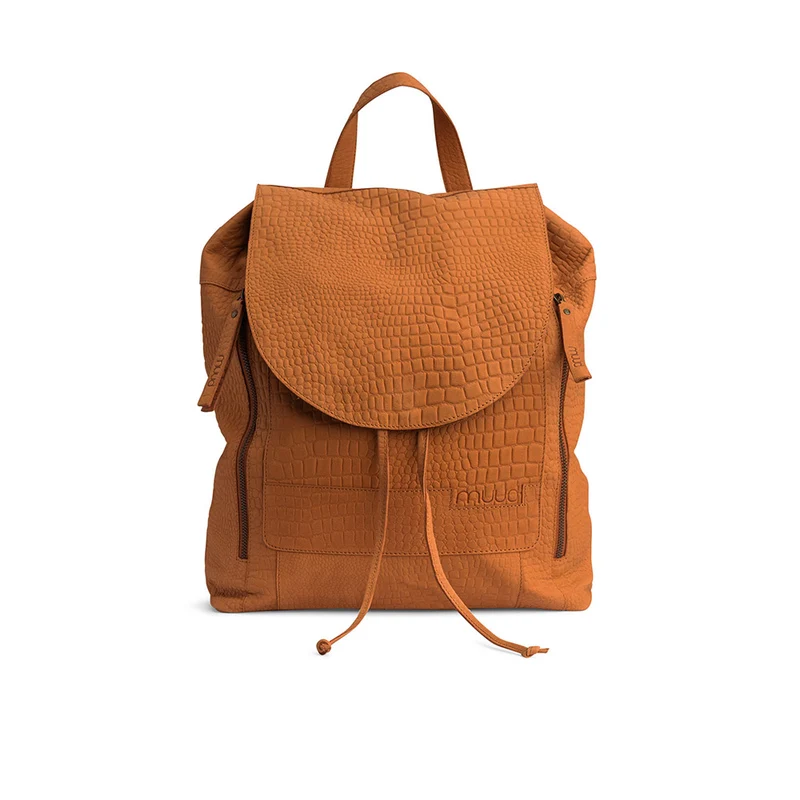 MUUD Gimo Whisky – Handgefertigter Lederrucksack 38 x 39 cm