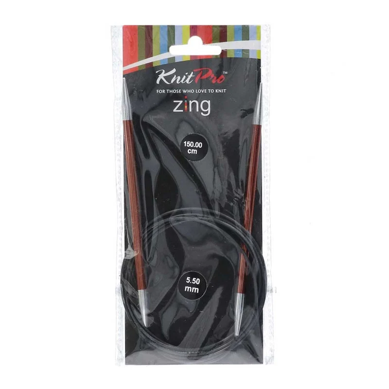 KnitPro Zing Rundstricknadeln 150 cm, 5,50 mm