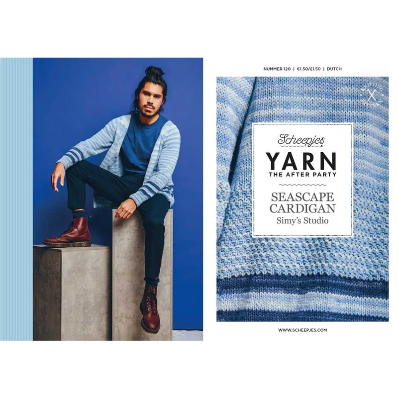 Herren-Strickjacke – Scheepjes Yarn „The After Party“