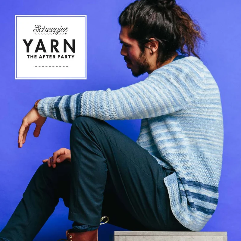 Herren-Strickjacke – Scheepjes Yarn „The After Party“