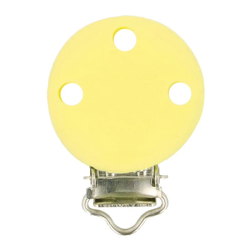 Opry Silikon-Schnullerhalter, gelb, 29,5 × 42,7 mm