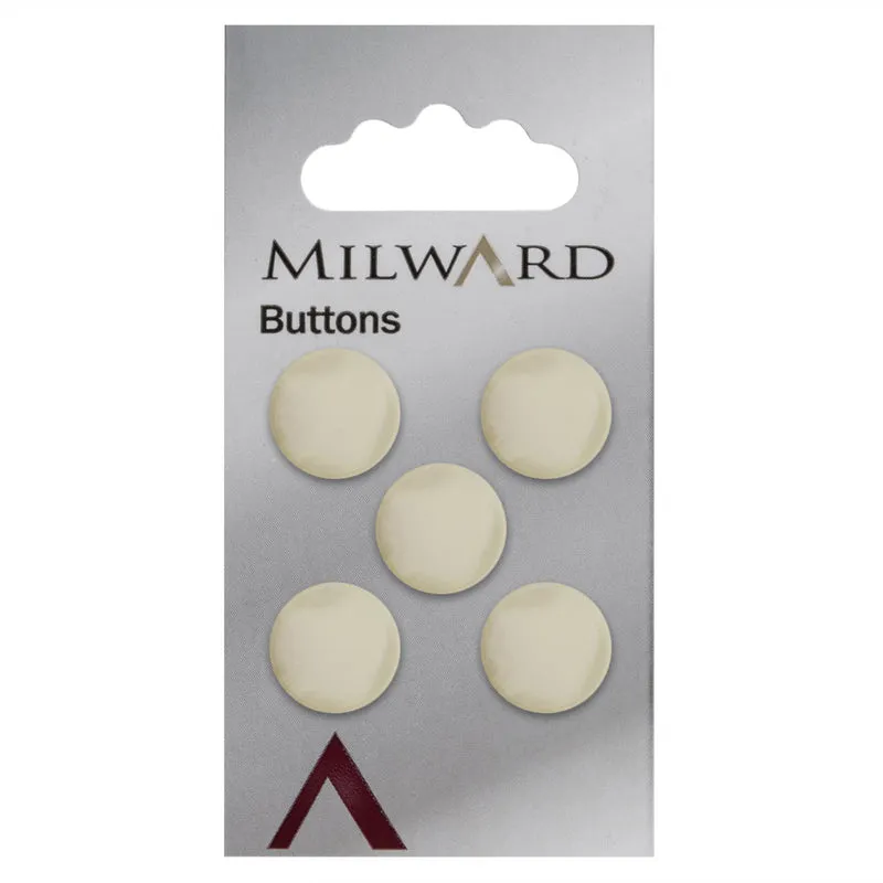Milward-Knopf, naturfarben, 15 mm (4 Stück)