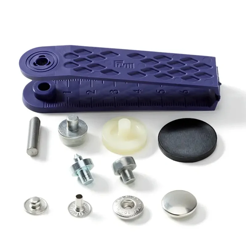 Prym Nahtlose Druckknöpfe Anorak 15 mm 02 Silber