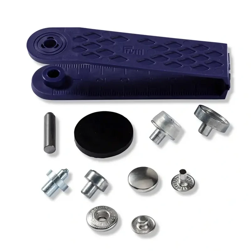 Prym Nahtlose Druckknöpfe Anorak 12 mm 03 Silber