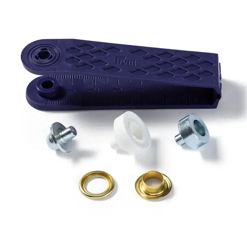 Prym Ringe mit Scheiben, Gold, 8 mm