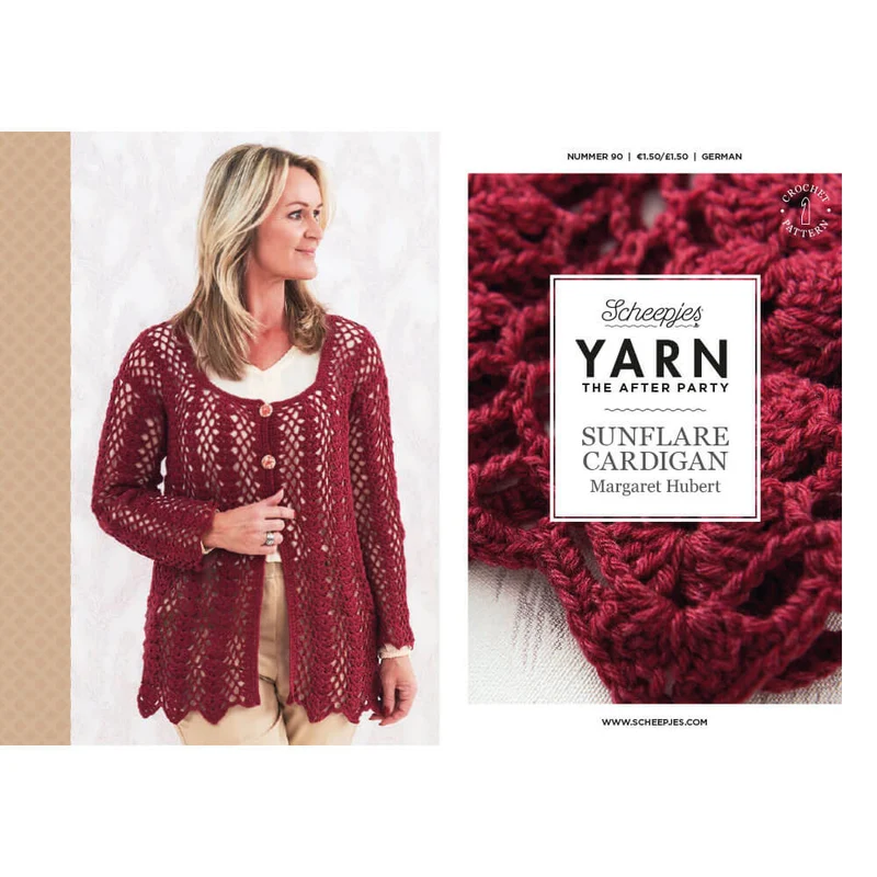 YARN The After Party Nr. 90 Sunflare Cardigan DE