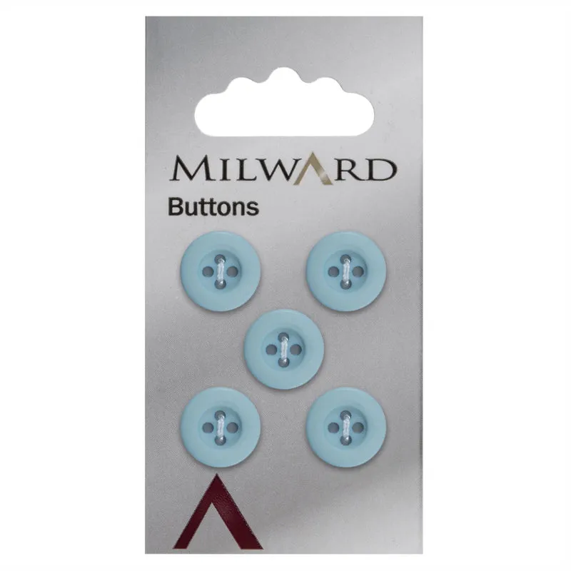 Milward-Knotenmatte mit erhöhtem Rand, Blau, 12 mm (5 Stück)