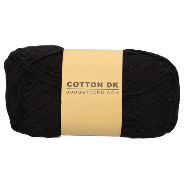 BudgetYarn Cotton DK 100 Schwarz