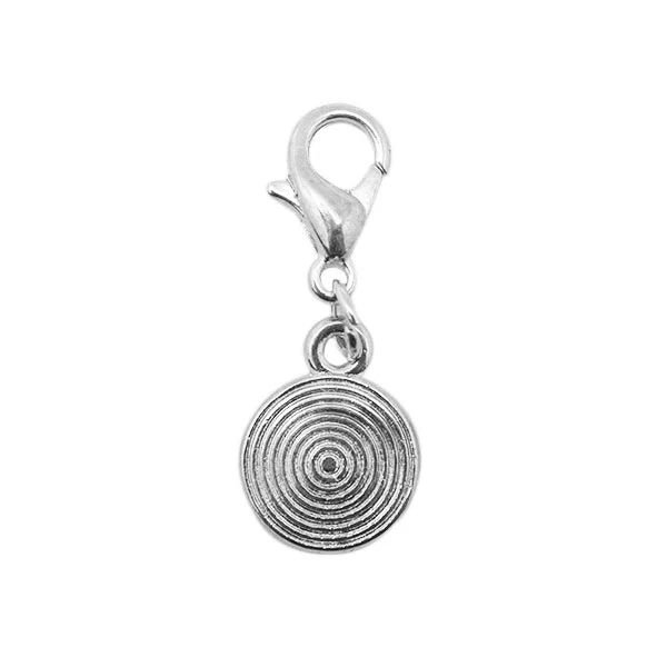 Yarn and Colors Circle Charm 089 Gold