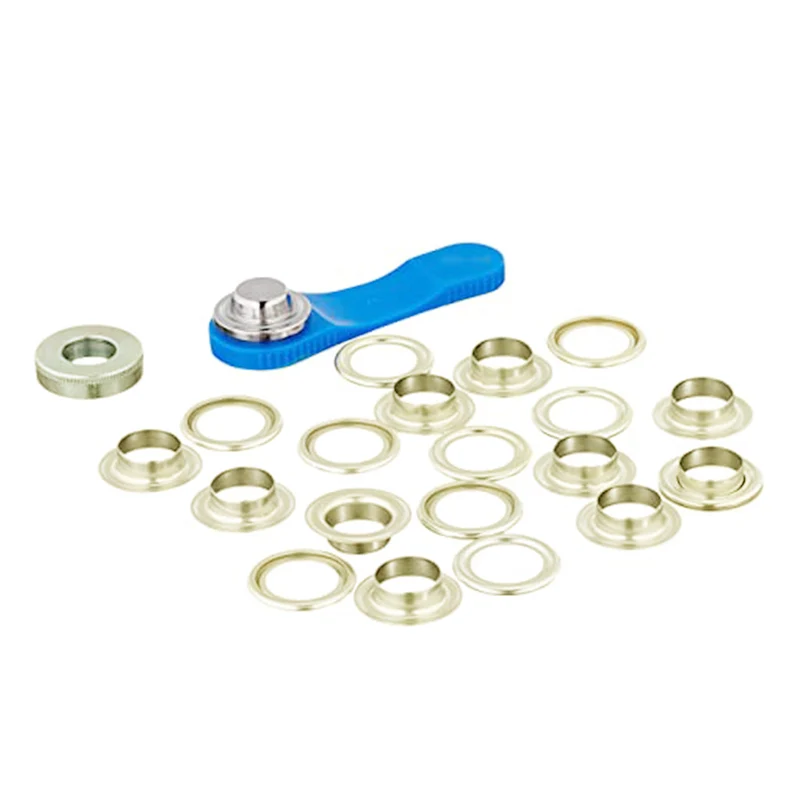 Prym Ringe mit Scheiben, Gold, 14 mm