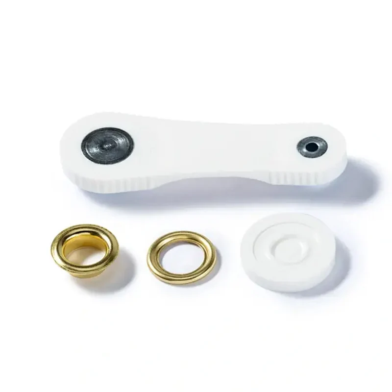 Prym Ringe mit Scheiben, Gold, 11 mm