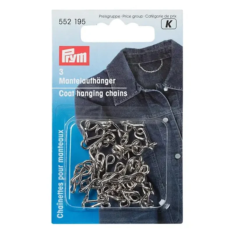 Prym Mantelaufhänger aus Eisen 01 Silber
