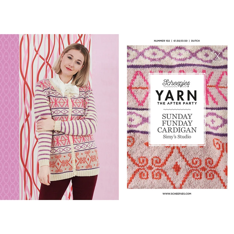 YARN The After Party Nr. 102 Sunday Funday Cardigan UK