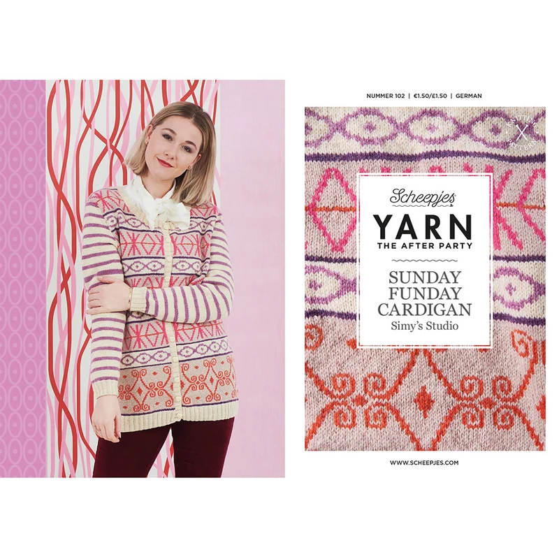 YARN The After Party Nr. 102 Sunday Funday Cardigan DE
