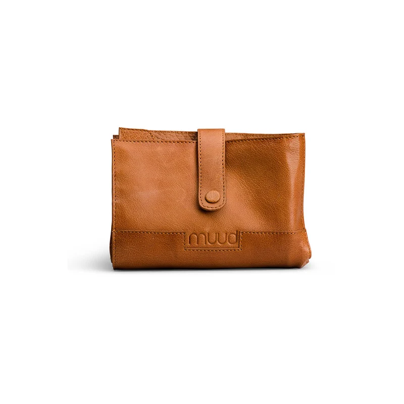 MUUD Billie Etui Whisky – Handgefertigtes Leder-Handarbeitsetui C19x13cm – 27,5x38cm