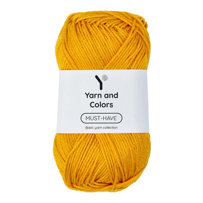 Yarn and Colors Must-have 015 Senfgelb
