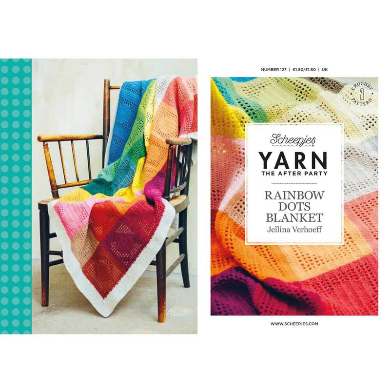 YARN The After Party Nr. 127 Rainbow Dots Blanket UK