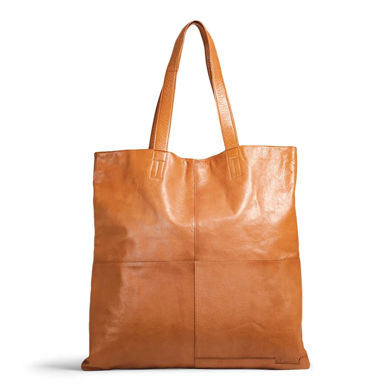 MUUD Show Whisky – Handgefertigte Ledertasche für den Alltag, 39 x 35 cm