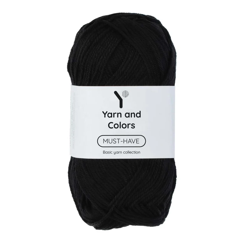 Yarn and Colors Must-have 100 Schwarz