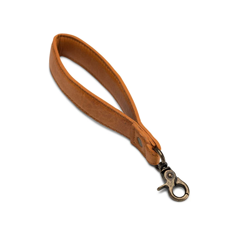 MUUD Cami XL Whisky – Handgefertigter Ledergriff für Taschen, 21 x 2,2 cm