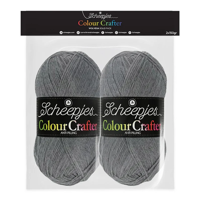 Scheepjes Colour Crafter Solid Pack 2 x 150 g Wolvega
