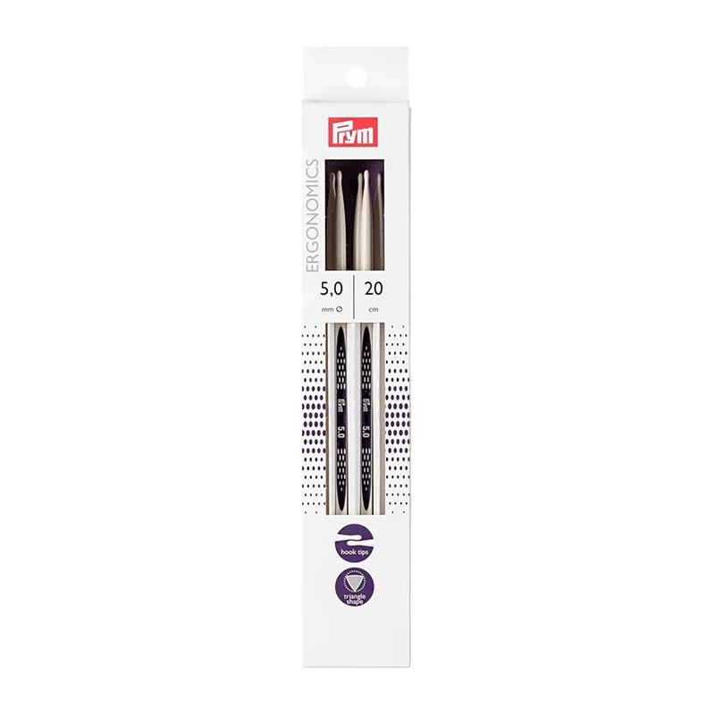 Prym Strumpfstricknadeln, ergonomisch, 20 cm, 5,00 mm