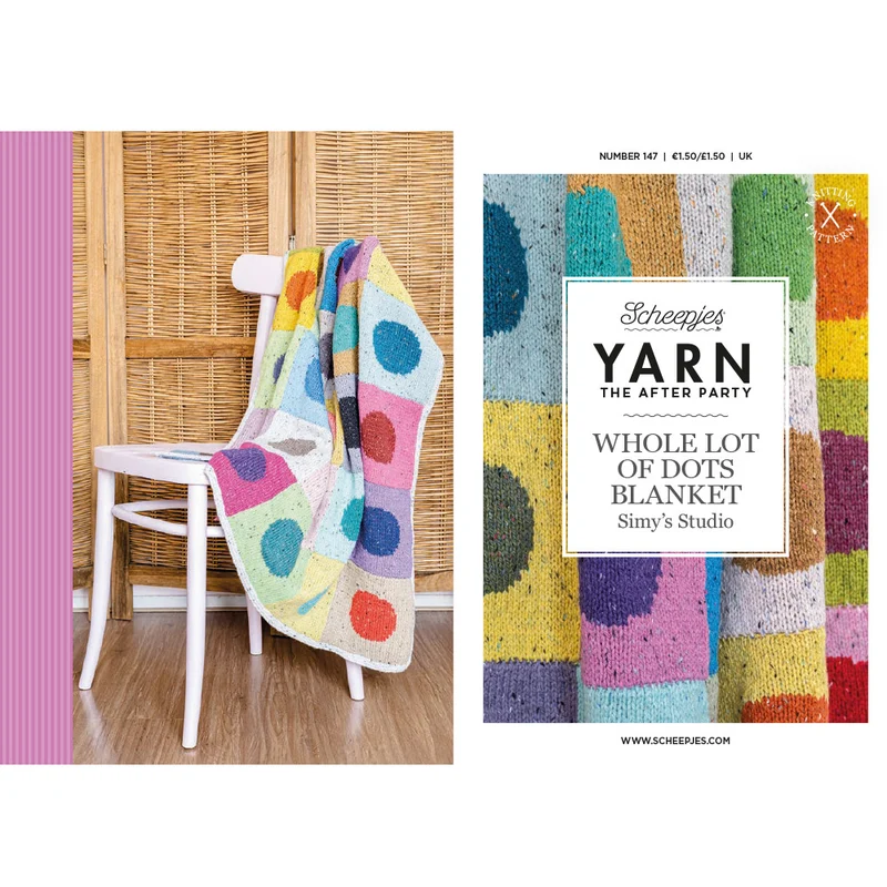 YARN The After Party Nr. 147 „Whole Lot of Dots“-Decke (UK)