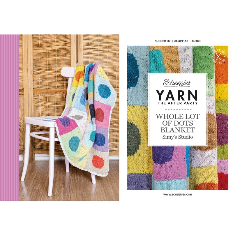 YARN The After Party Nr. 147 „Whole Lot of Dots“-Decke NL