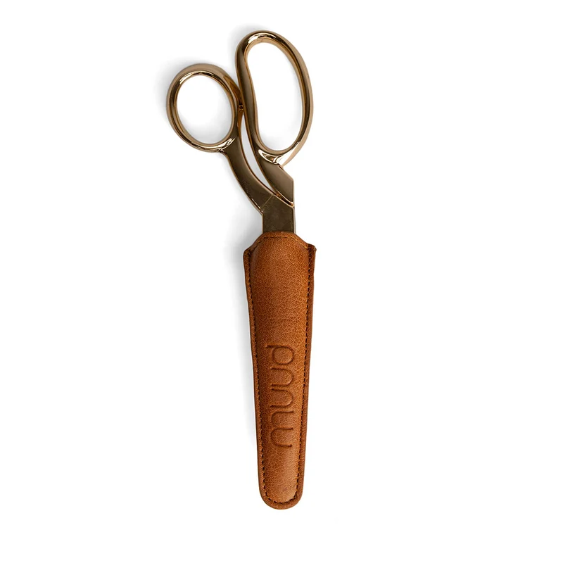 MUUD Whisky-Etui – Handgefertigtes Lederetui für eine Schere, 12 x 2 x 4 cm