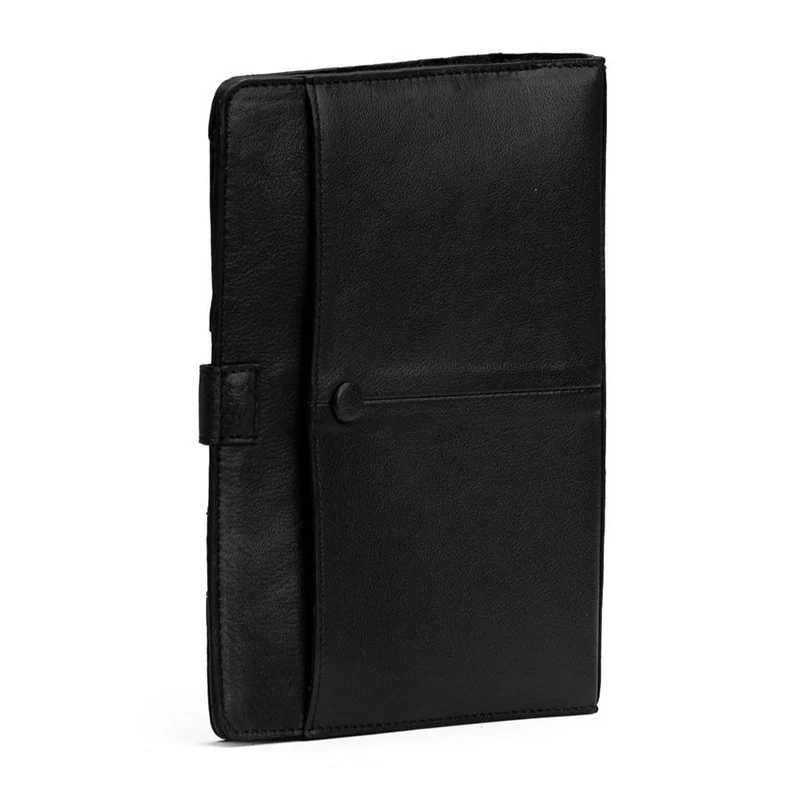 MUUD Carita Black – Handgefertigtes Lederetui 15 x 22 x 6 cm