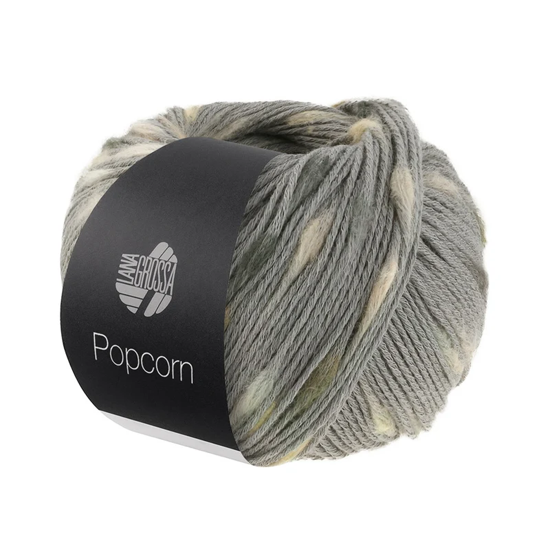 Lana Grossa Popcorn 011 Grau/Beige/Greige/Camel