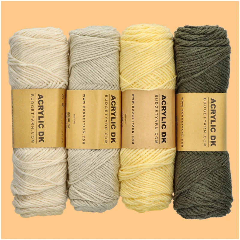 BudgetYarn Acrylic DK 002 Creme