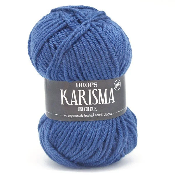 DROPS Karisma Uni Colour 007 Kobaltblau