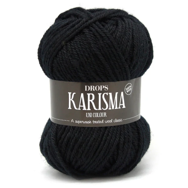 DROPS Karisma Uni Colour 005 Schwarz