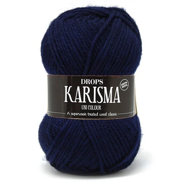 DROPS Karisma Uni Colour 017 Marineblau