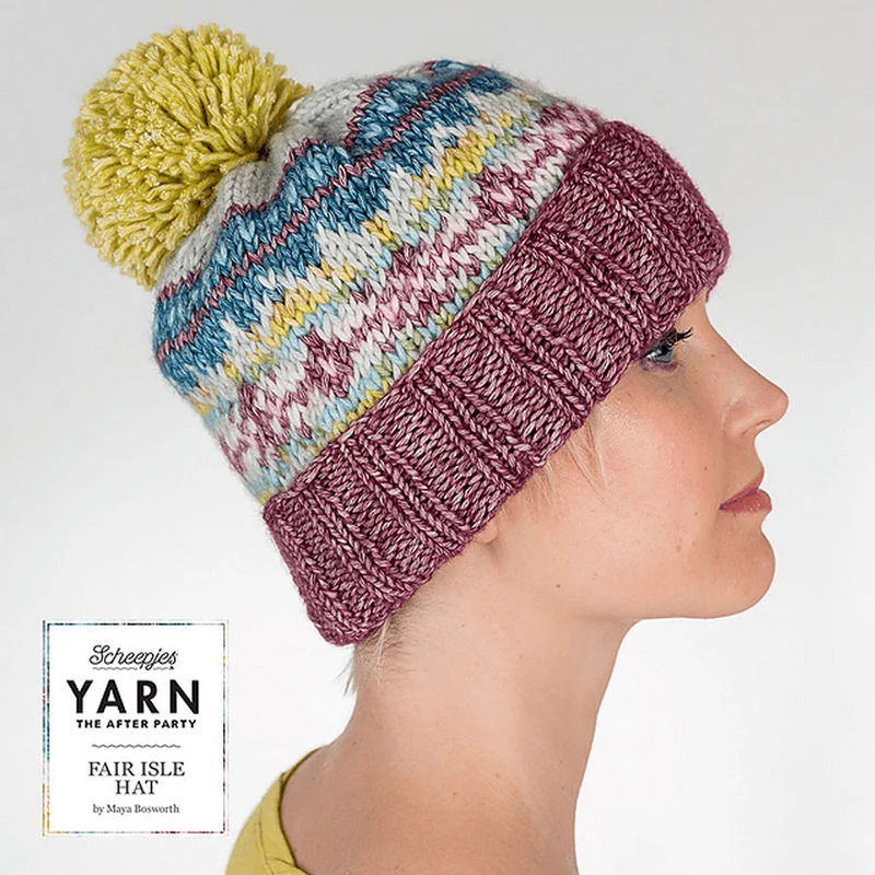 YARN The After Party Nr. 07 Fair-Isle-Mütze NL