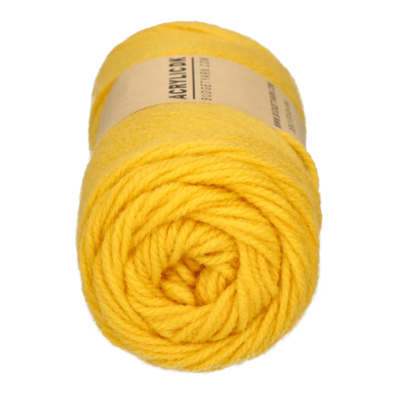 BudgetYarn Acryl DK 015 Senfgelb