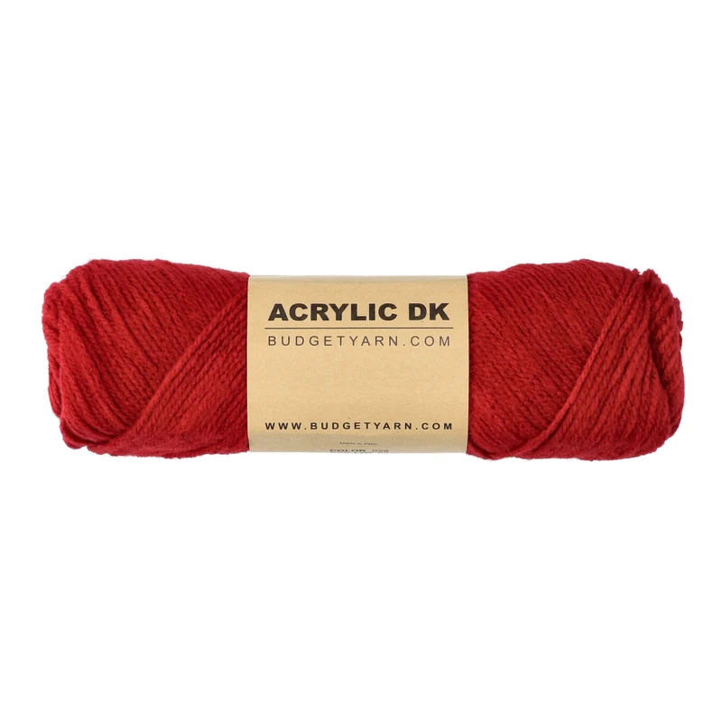 BudgetYarn Acrylic DK 029 Burgunderrot