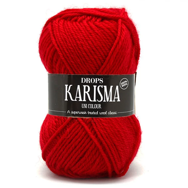 Drops Karisma Uni Colour 018 Rot