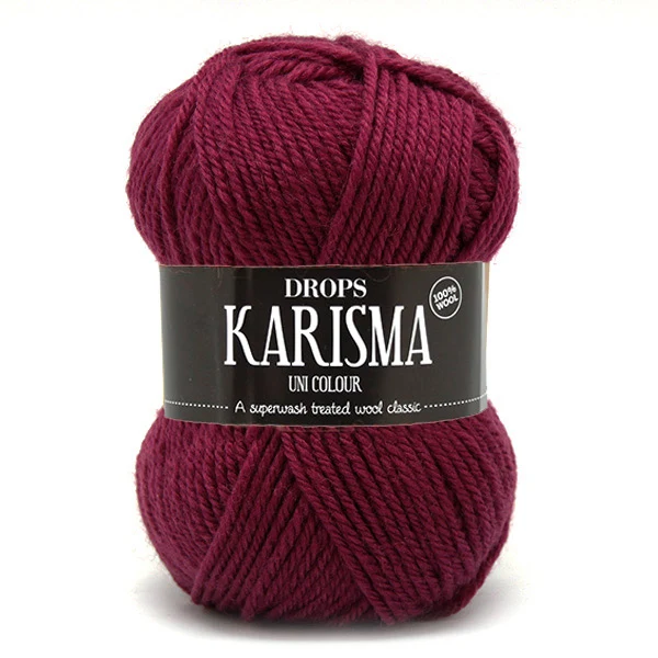 DROPS Karisma Uni Colour 039 Dunkelrosa