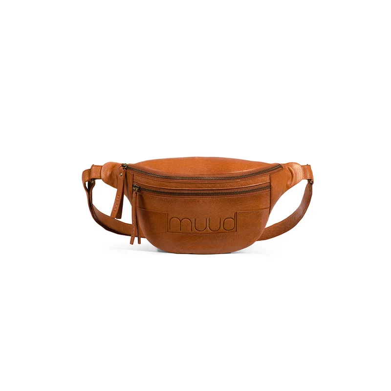 MUUD Vegas Whisky – Handgefertigte Ledergürteltasche 17 x 38 cm