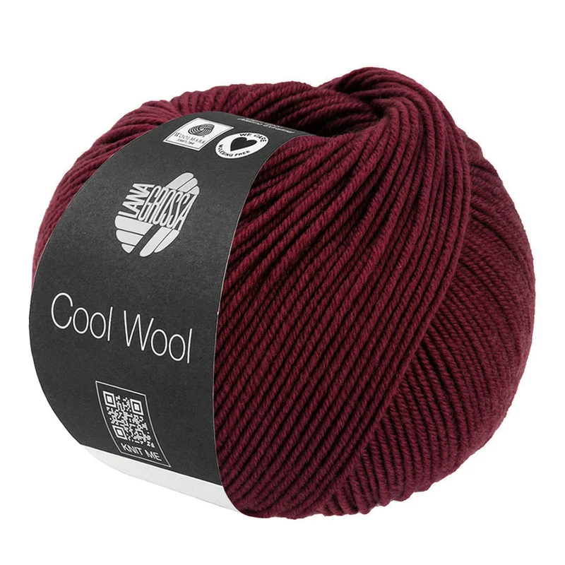 Lana Grossa Cool Wool 2124 Dunkelrosarot